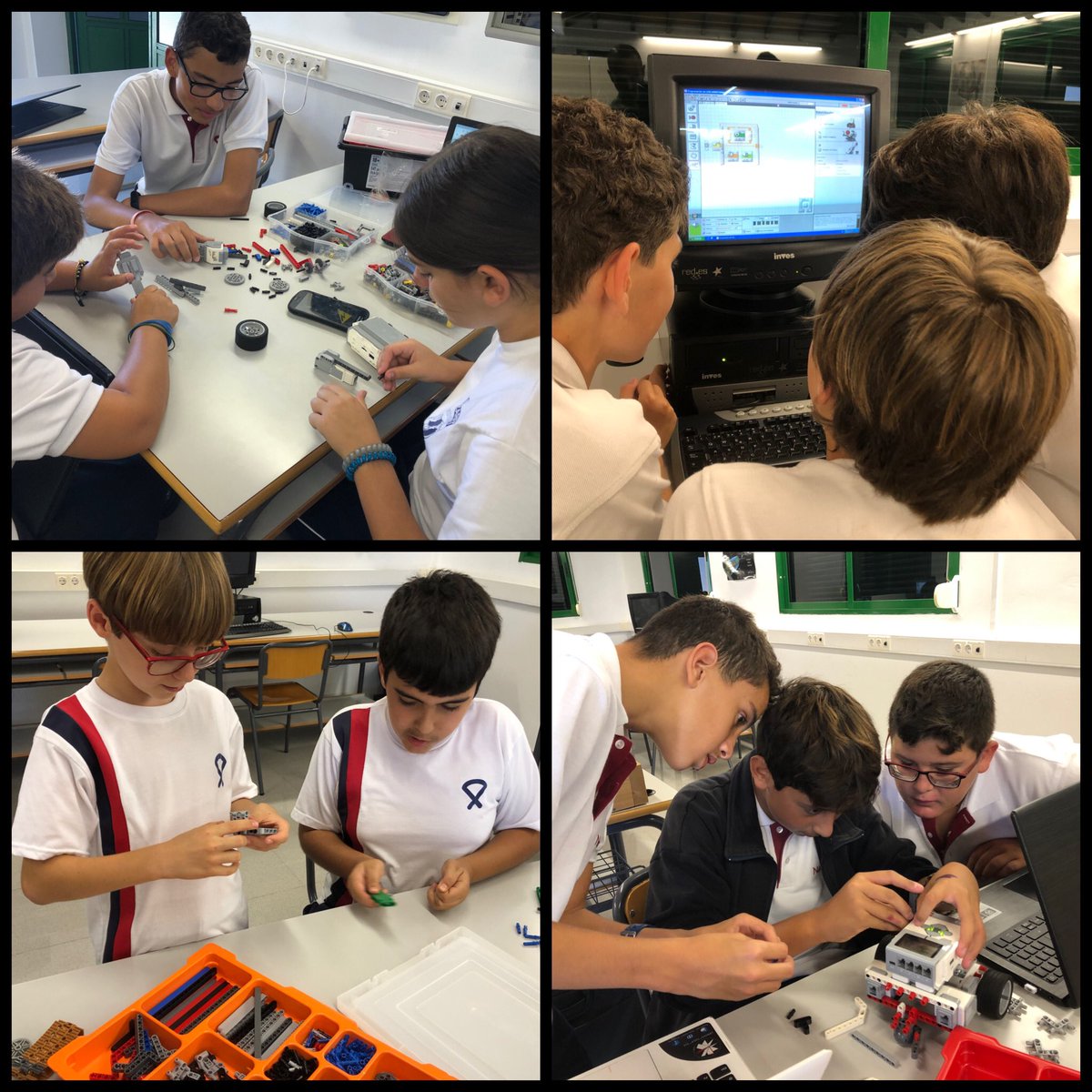 RoboticSdomingo's tweet photo. El equipo de #extrarobotica continúa trabajando en el diseño y construcción del robot para la #NroboticsE @Csdomingo #trabajocooperativo #VamosContigo https://t.co/BXD3MEazXa