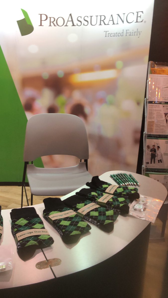Minofex's tweet photo. @hitlikeagirlpod I heard that you love sock!! @ProAssurance we have our own socks, too! Come check us out at booth 1049 #ProAssurance #TreatedFairly #WeHaveTheSocks ๐งฆ https://t.co/CsQrOe2Nb5