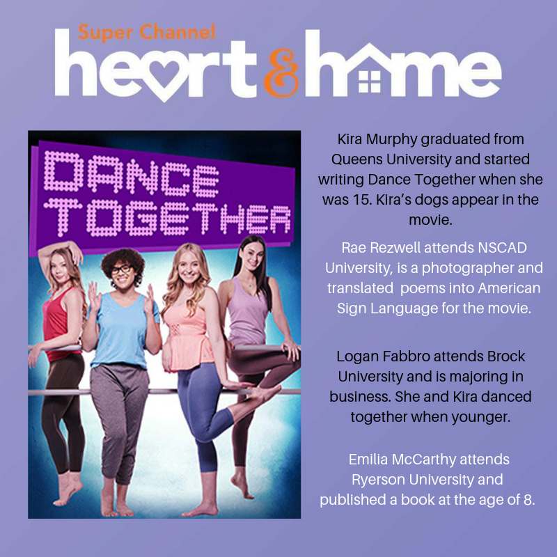 SCHeartHome's tweet photo. Tuesday Trivia! 🎥 
An injured dancer and a shy, deaf girl form a powerful partnership in #DanceTogether premiering this Saturday!💃 @dancetogetherr @RaeRezWell @loganfabbro  @EmiliaaMcCarthy  @kiramurph @BPS_Production https://t.co/6GLqAc0gfB