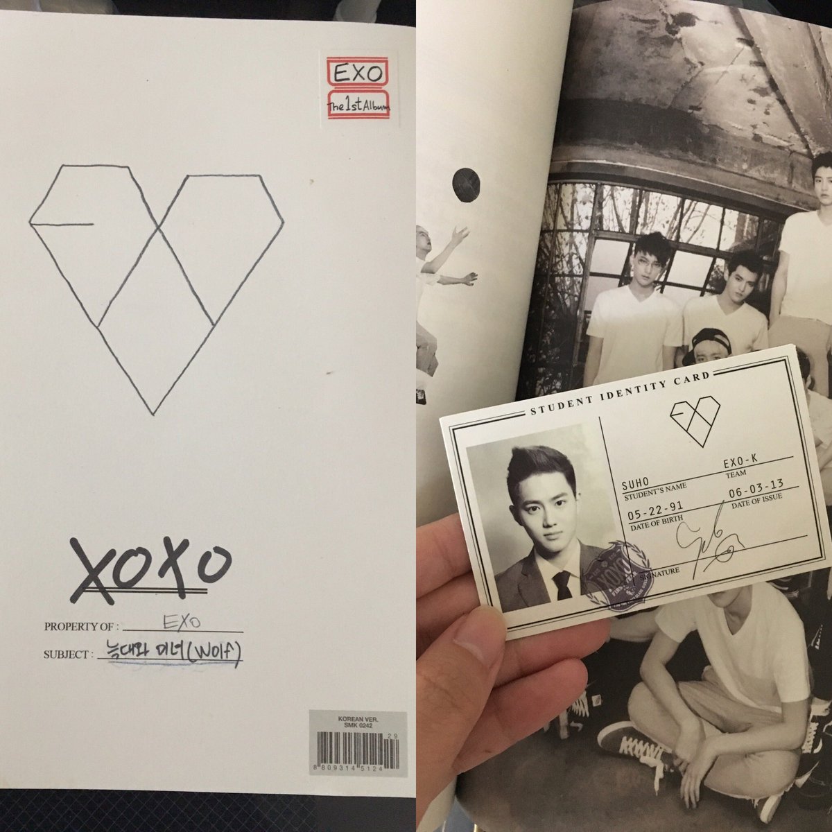 TANX94's tweet photo. ขายบั้ม+การ์ด ตามรูป 250บาท รวมส่งค่า 💓💓 #ตลาดนัดEXO #ขายของสะสมexo #EXO #ขายการ์ดexo https://t.co/P9x7e7wlix
