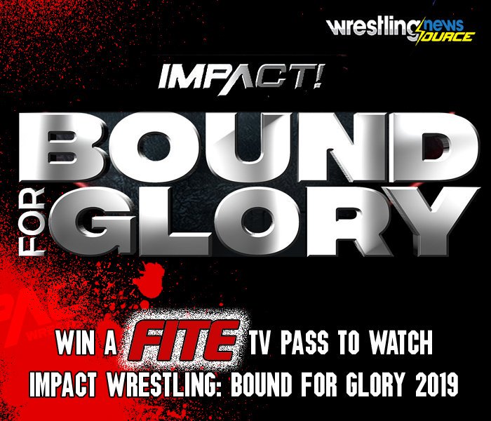 WNSource's tweet photo. We are giving away a FREE PASS to watch
@IMPACTWRESTLING's #BoundForGlory PPV THIS SUNDAY!

1. Enter: https://t.co/DVdDl6yNFv
2. Follow: @FiteTV, @WNSource, @WNSource_Ben, https://t.co/N2lvya8plz 
3. Retweet, ♡ &amp; comment below with a photo/gif/tag your favorite #IMPACT wrestler! https://t.co/RN6JlgYN9p