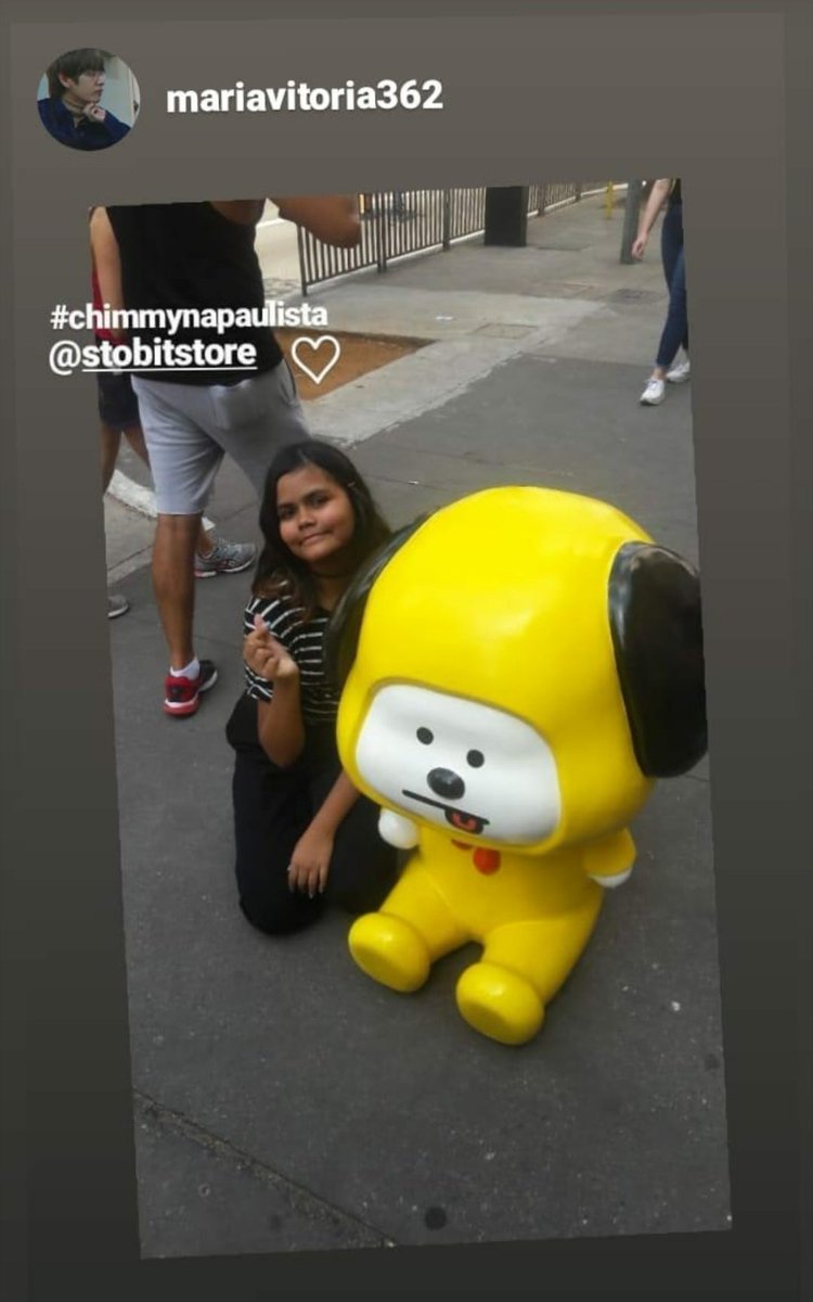 stobitstore's tweet photo. Estamos tendo um feedback muito fofo do #chimmynapaulista 💜💜
Estão preparades para a beleza das pessoas q tiraram fotos com o nosso fofucho? 
@MeetupFan https://t.co/dq12eYfYg5