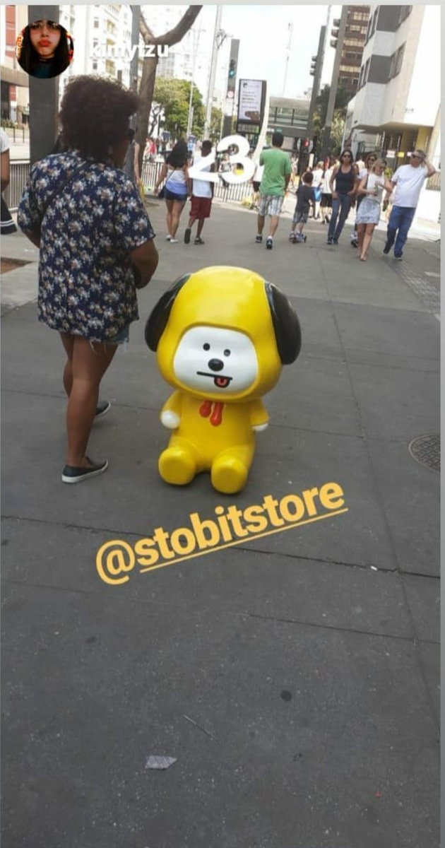stobitstore's tweet photo. Estamos tendo um feedback muito fofo do #chimmynapaulista 💜💜
Estão preparades para a beleza das pessoas q tiraram fotos com o nosso fofucho? 
@MeetupFan https://t.co/dq12eYfYg5