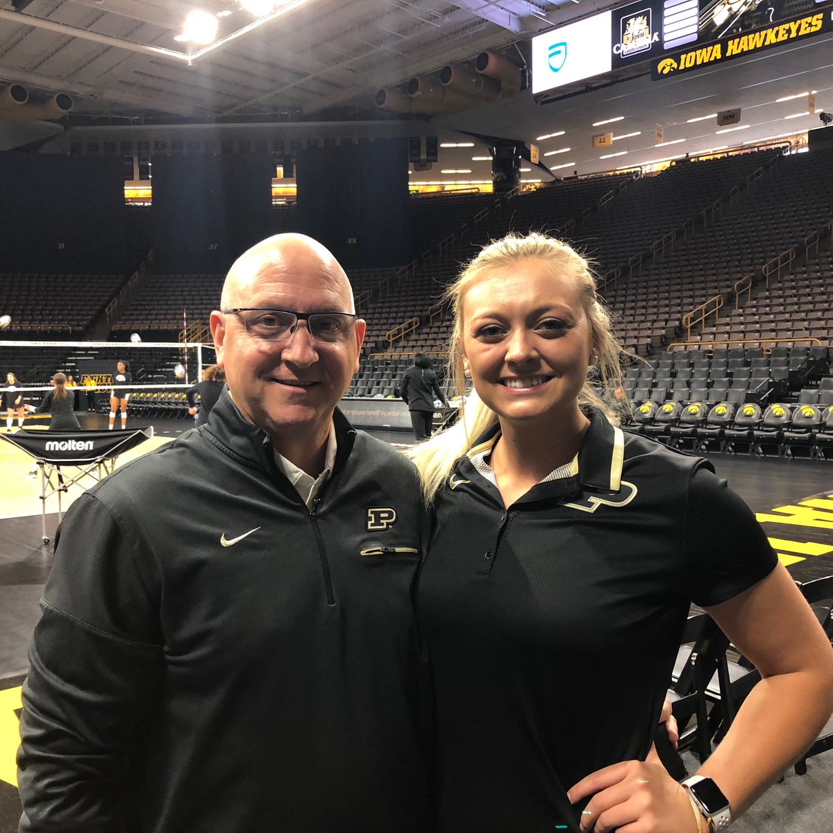 PurdueVB's tweet photo. Wishing a very Happy Birthday  to our graduate manager ⁦@JessicaMoLucas⁩!

We’re beyond grateful that you’re a part of our #BoilermakerFamily. 🏐💛🚂 https://t.co/qiAtdqc9TL
