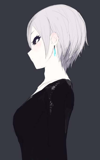 横周子 きれいな頭蓋骨の形してますねって褒めたい💀 