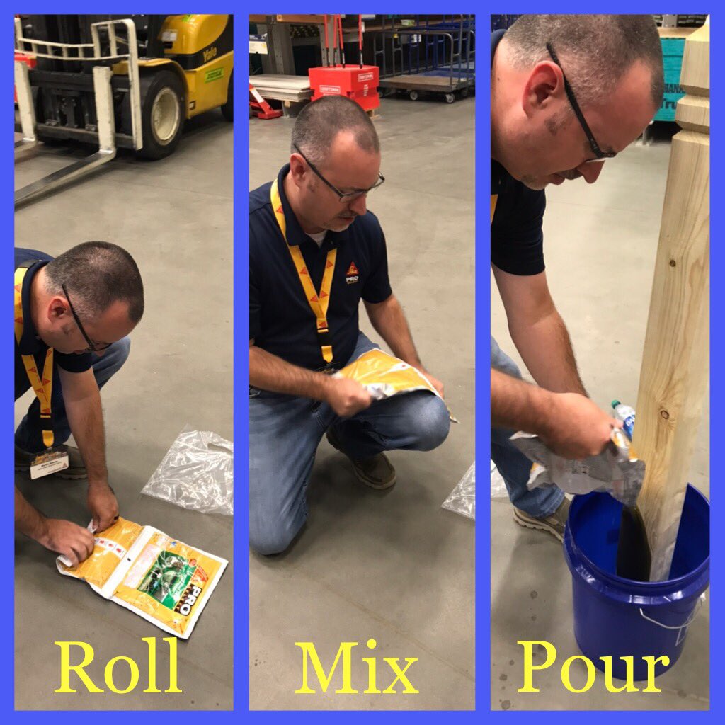 GaS1KAProRep's tweet photo. Thanks to @Lowes 2969 in Loganville, Ga for taking time to get a pk on #SikaPostFix this morning! Quick and easy and replaces two 50lb bags of concrete! Sets in minutes and cured within 2 hrs!! Find it at your local Lowe’s today! #SikaProSelect #LowesForPros https://t.co/8fuzBIcZP2