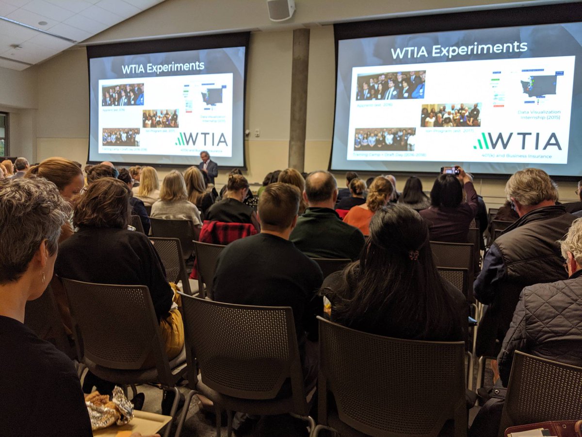 WTIA's tweet photo. Opening remarks from @CEOsherpa: #FullConTech is just one expression of the experimental nature of WTIA. We think of ourselves as an incubator of ideas and a connector of people. https://t.co/IXGM27SMOR