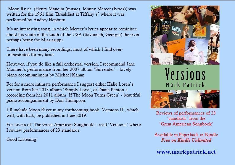 Mark Patrick Moon River Henry Mancini Music Johnny Mercer Lyrics Was Performed By Audrey Hepburn In The 1961 Film Breakfast At Tiffany S Jane Monheit T Co Iewql5ybaq Halie Loren T Co Biyrkukyyt Diana Panton Mark Patrick Moon River Henry Mancini Music Johnny Mercer Lyrics Was Performed By Audrey Hepburn In The 1961 Film Breakfast At Tiffany S Jane Monheit T Co Iewql5ybaq Halie Loren T Co Biyrkukyyt Diana Panton