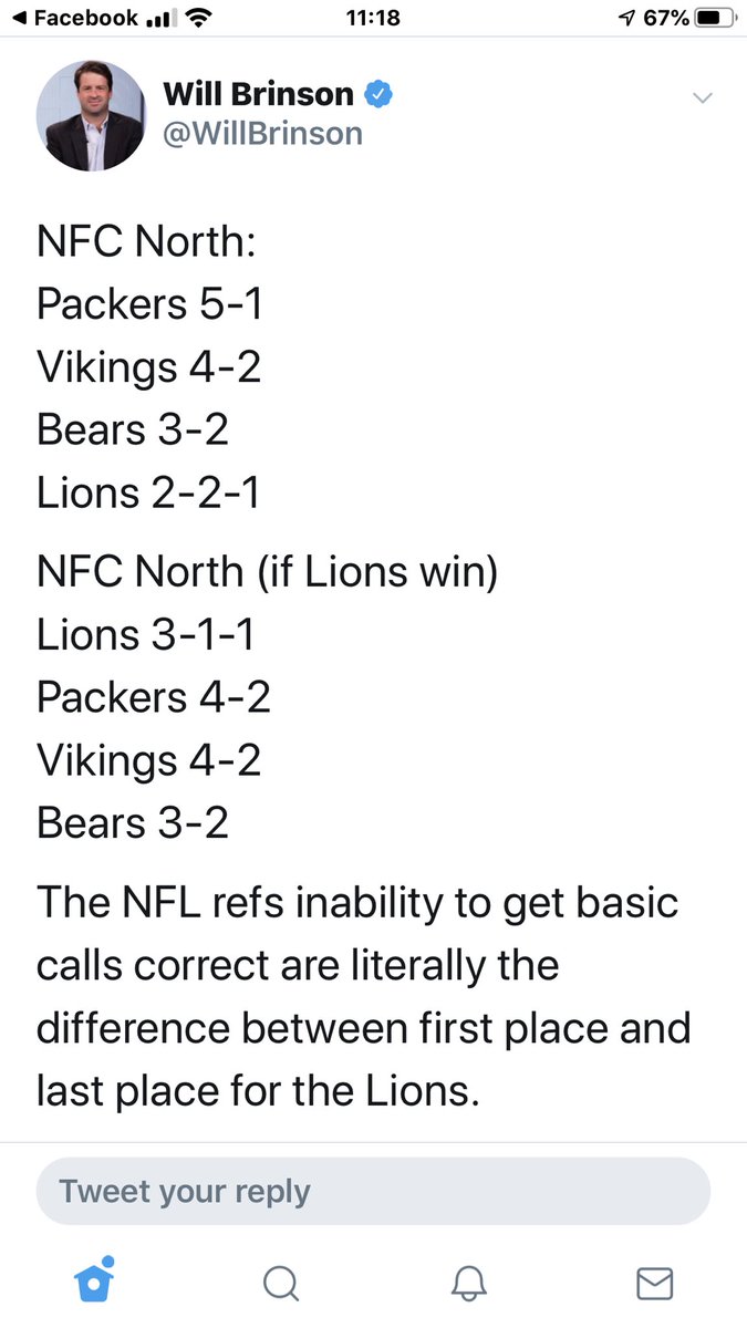 bignick7645's tweet photo. @NFL Are you afraid that you’ll lose money if the @Lions were the best team in one of the toughest conferences? https://t.co/OuTu4evCHh