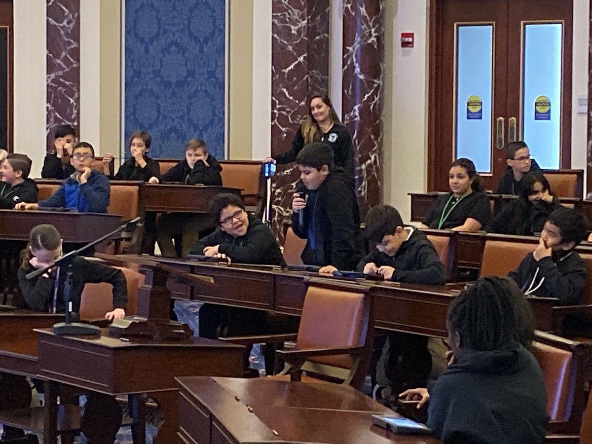 RNorrisGMS's tweet photo. Bilal argues on the senate floor for why he feels the federal death penalty should be abolished. @GMSRevere @emkinstitute https://t.co/Luz2kDvMfE