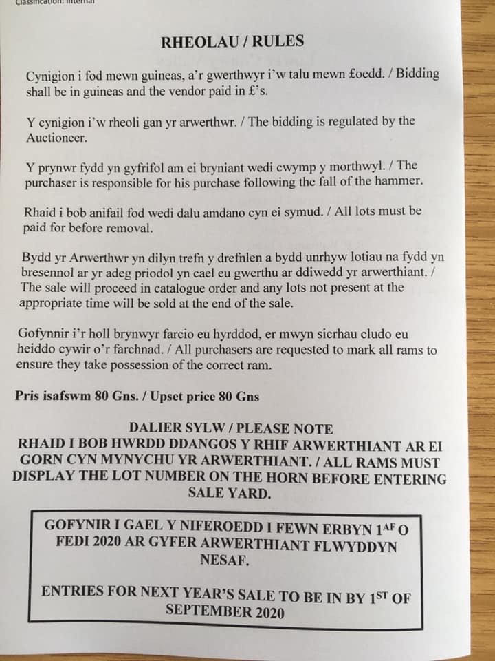 Edrychwn ymlaen at eich gweld yn Sel ac arwerthiant Hyrddod <a href="/NFUDyffrynConwy/">NFU Dyffryn Conwy</a> ar y 26 o Hydref 2019.

<a href="/NFUCymru/">NFU Cymru 🚜</a> <a href="/brynauctioneer/">Bryn Davies</a> <a href="/sionednfu1/">sionedmair</a>