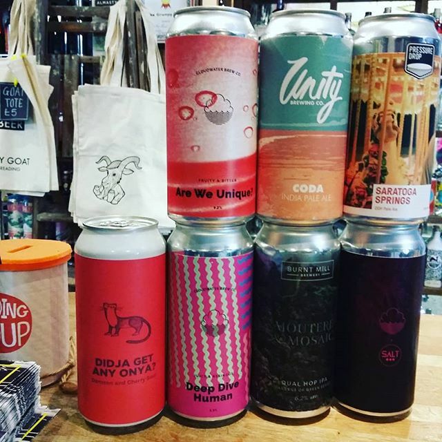 TheGrumpyGoat_'s tweet photo. Fresh! Fresh! Fresh! New beers in every week!!!๐๐๐ @cloudwaterbrew @pomonaislandbrew @burntmillbrewery @pressuredropbrw @unitybrewingco #somuchchoice #qualitycraft #yourlittleindie #readingtowncentre #rdguk https://t.co/aIz8IEuFwK https://t.co/HcRBG6sRw2