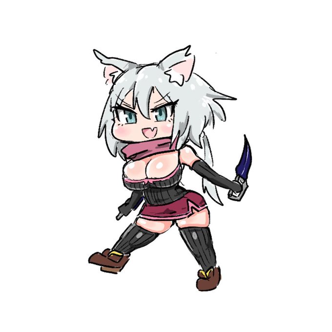 手癖で落書きしてたら思いの外可愛く描けて気に入った娘 