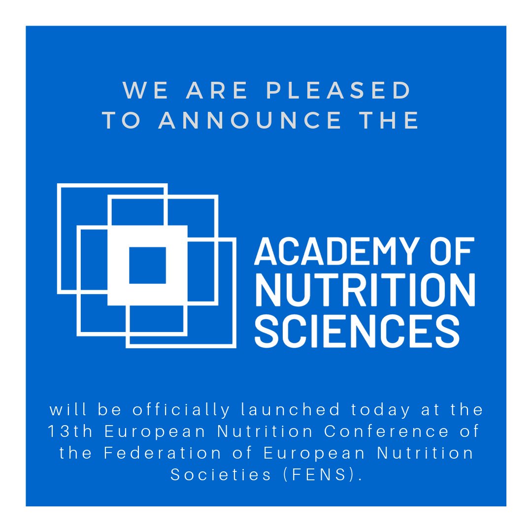As one of the founder members, we're pleased to announce the Academy of Nutrition Science is being launched today at #FENS19. Alongside <a href="/AfN_UK_/">AfN</a> <a href="/BDA_Dietitians/">British Dietetic Association</a> &amp; @BNFEvents we aim for the Academy to provide a unified, powerful voice promoting evidence-based nutrition science.
