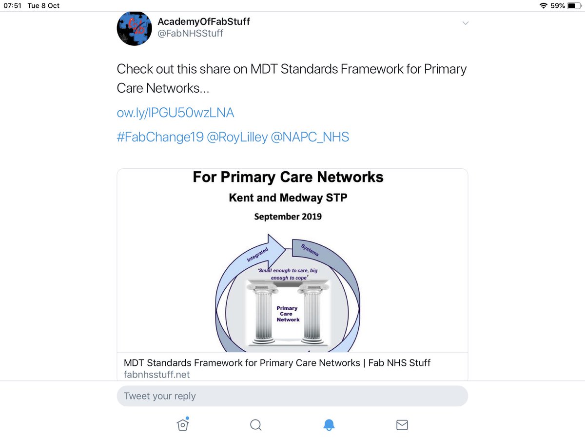 CathyBellman's tweet photo. Great webinar #AgeingWell. Across Kent and Medway we have developed MDT Standards Framework for PCNs please feel free to share/use @KMhealthandcare @NHSEngland @NHSImprovement 
https://t.co/96iUF4w8Rv https://t.co/VbEOi28uPF