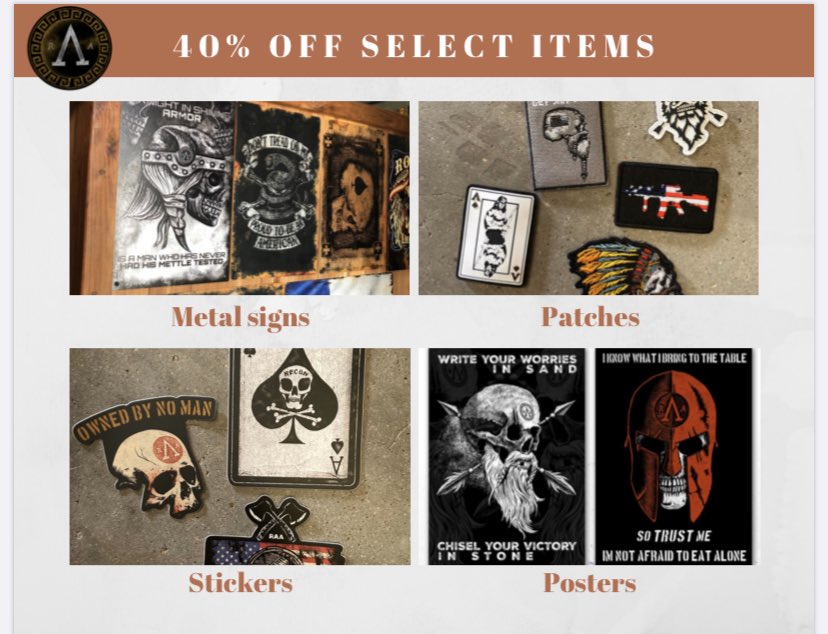 Fat sale!! 40% off select items #sale code GHOST40