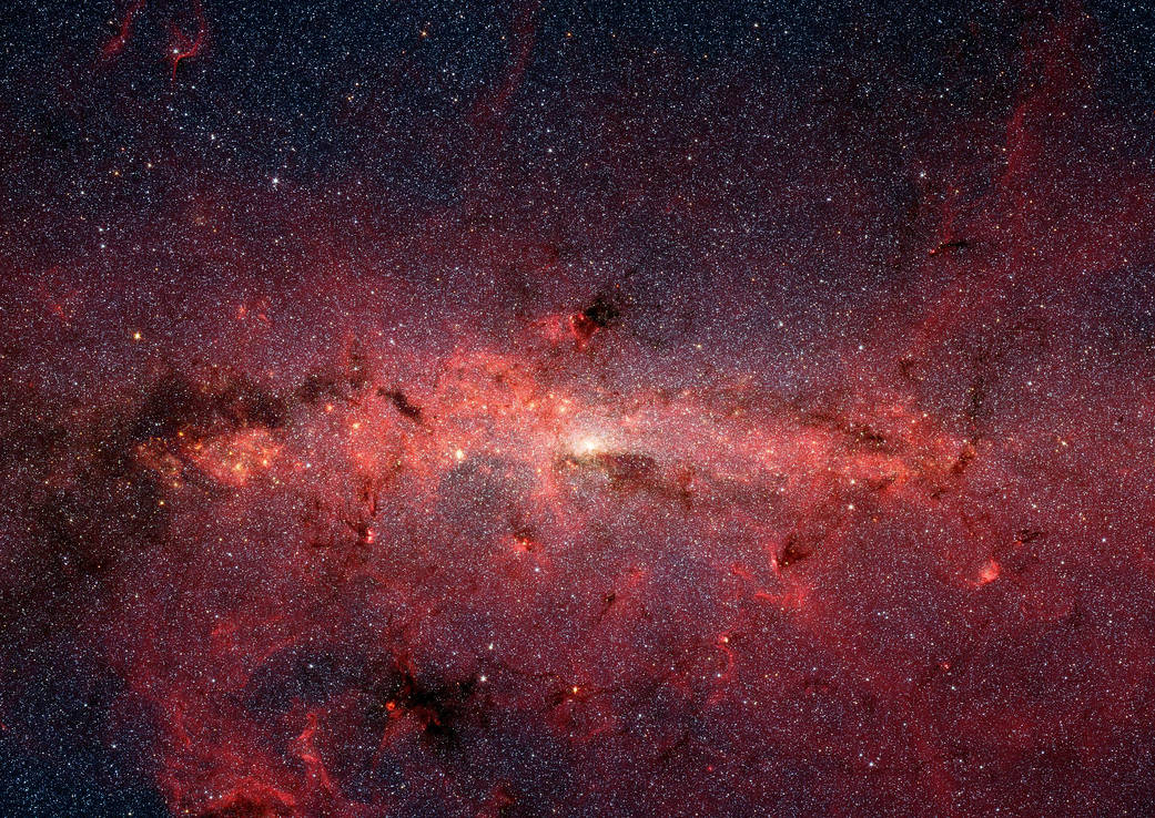 Planetquest (@planetquest) on Twitter photo The center of our galaxy🌀 is cloudy with dust and gas.
A black hole🕳 4 million times more massive than the Sun☀️ is surrounded by millions of whipping stars✨
<a href="/NASAspitzer/">NASASpitzer</a> got this view in infrared; <a href="/NASAWebb/">NASA Webb Telescope</a>'s infrared instrument will be even better👀
go.nasa.gov/2VtgCTc The center of our galaxy🌀 is cloudy with dust and gas.
A black hole🕳 4 million times more massive than the Sun☀️ is surrounded by millions of whipping stars✨
<a href="/NASAspitzer/">NASASpitzer</a> got this view in infrared; <a href="/NASAWebb/">NASA Webb Telescope</a>'s infrared instrument will be even better👀
go.nasa.gov/2VtgCTc