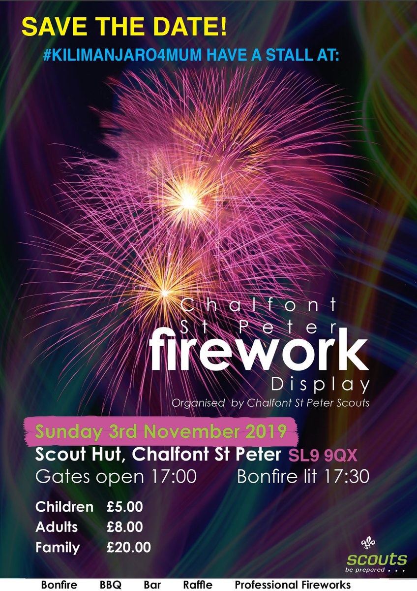 jofarr's tweet photo. #SaveTheDate we’re attending the #chalfontstpeter #firework &amp; #bonfire display. It’s going to be amazing so pop your head round and come find us! Lots of tasty treats and games happening :) all proceedings will be going to @mariecurieuk https://t.co/zDNoxaudCR . #Buckinghamshire https://t.co/dpbdU6QHz6