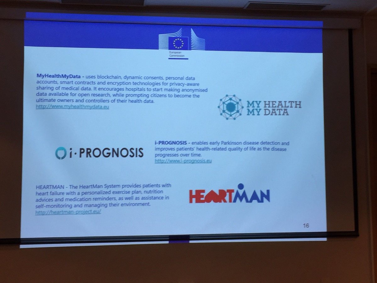 So proud to be featured by #MarcoMarsella  - Head of “eHealth, Well-being, and Ageing” Unit at the <a href="/EU_Commission/">European Commission</a>'s Directorate-General for Communications Networks, Content and Technology - speaking on #EU actions to support #AI in #health &amp; #care at #EBDVF19 @BDVA_PPP