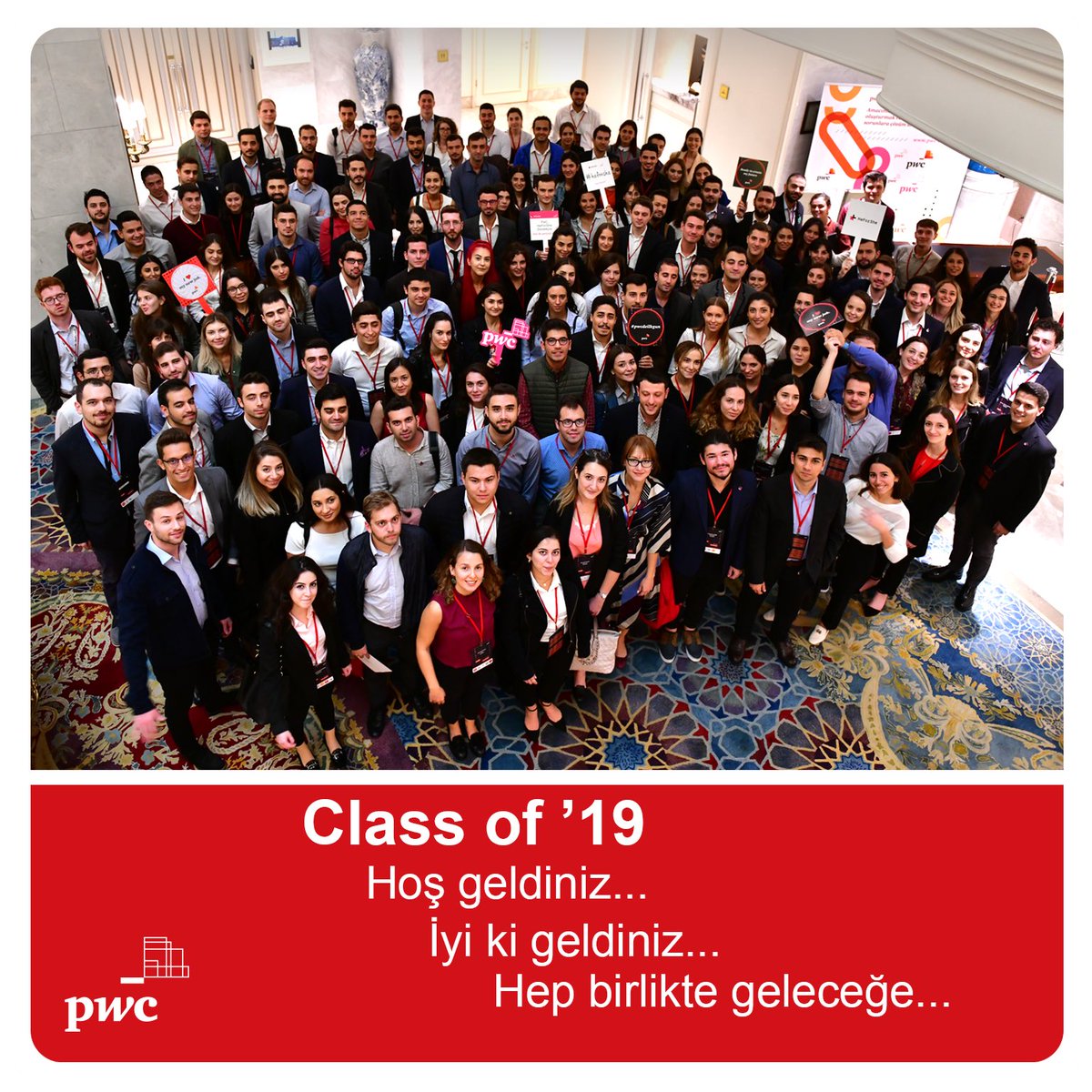 PwC_Turkiye's tweet image. Class of ‘19
Hoş geldiniz...
İyi ki geldiniz...
Hep birlikte geleceğe...
#pwcdeilkgun