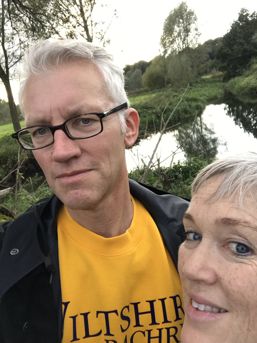 We arrive at our journey’s end - the confluence of the  #Ver & the Colne.  @sadieholland67 & I share our moment of triumph, while  @Feargal_Sharkey gazes into the distance, contemplating fresh rivers to conquer...