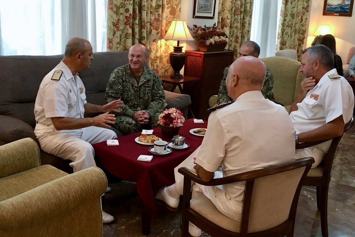 Great visit in Rota today! Met with forward-deployed Sailors and Marines at CTF-68 and USS Carney. Mission #1 for every @USNavy Sailor is the operational readiness of the fleet. That readiness is critical - especially in areas like @USNavyEurope. Bravo Zulu!