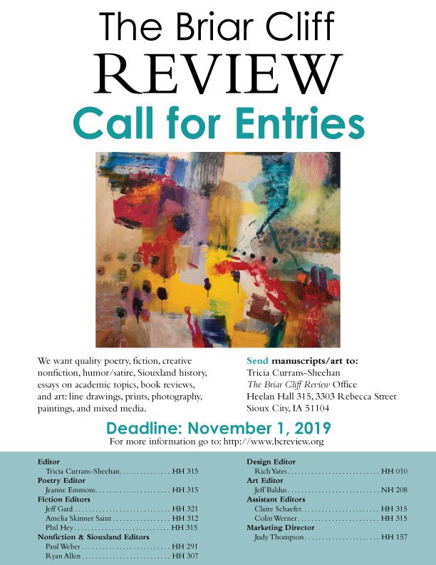 Briar Cliff Review tweet media