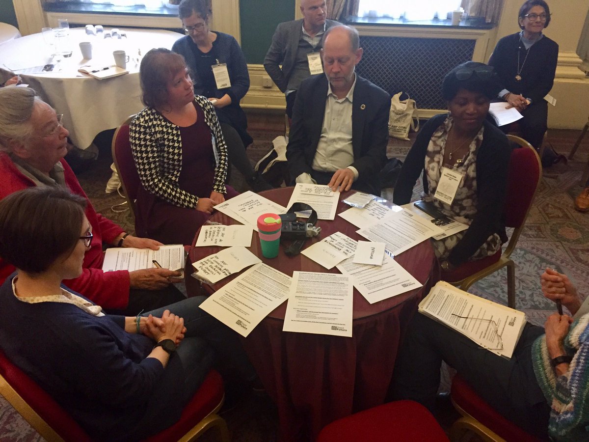 MistraUrbanFut's tweet image. In Co-production at pace: reacting to a climate emergency #JustCities2019, with R Bellinson and J Patient showed us that the design of groups and questions are difficult and the co-production journey never ends says Jez Hall, Shared Future CIC @MistraUrbanFut @UK_RJC
@Urban_Inst