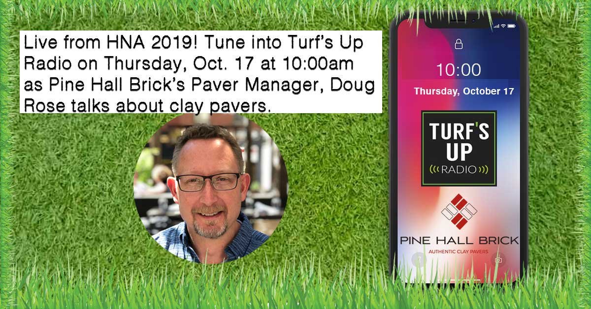 HNA 2019! Booth 29042. Be sure to catch a live interview with Paver Manager, Doug Rose via Turfs Up Radio -Thursday, 10/17 10am
<a href="/TurfsupRadio/">Turfs Up Radio</a> 
#hna2019