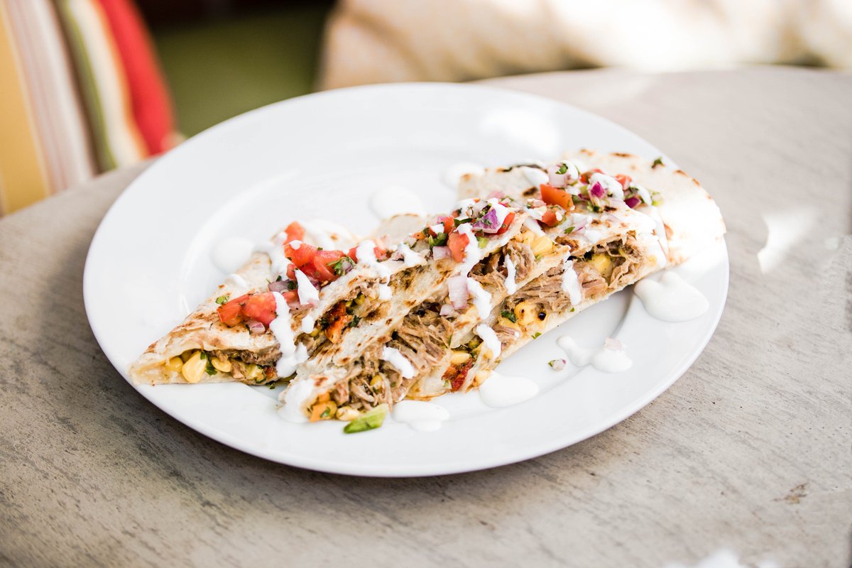 Made to pork-fection! Come by today to sink your teeth into these hands down delicious Pulled Pork Quesadillas!