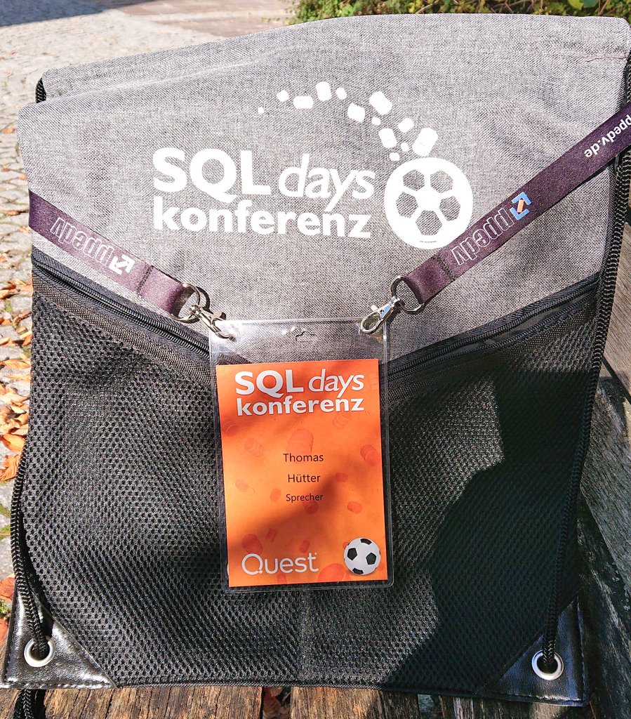 DerFredo's tweet image. Pfiat di #Erding, schön war's mal wieder bei den #sqldays, leider heuer viel zu kurz. Gerne nächstes Jahr wieder in voller Länge 😉 /cc @ppedvEvents