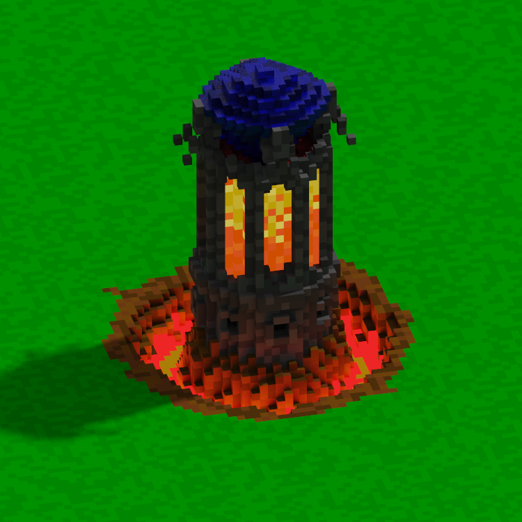Alcoro13's tweet photo. #Voxtober day 15: tower | A mage tower from a PC game called Tzar.

#voxelart #magicavoxel #voxeldailies 
@VoxelDailies https://t.co/aeQQoFiR8N