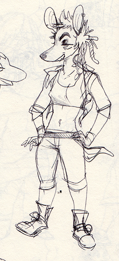 did some furry character designing for fun 
