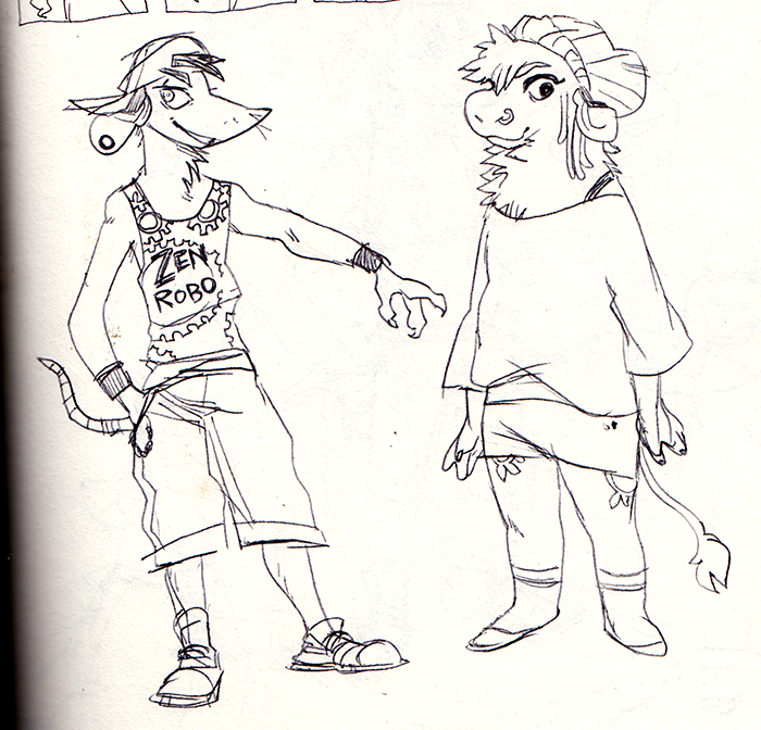 did some furry character designing for fun 