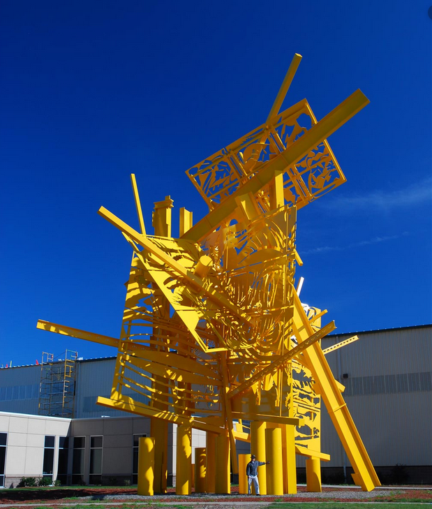 messumswest's tweet photo. We now represent the internationally renowned sculptor Albert Paley, one of the most distinguished &amp; influential metalsmiths in the world.
Exhibition of drawings &amp; small works in our London gallery this November.
Exhibition of his monumental sculptures in Wiltshire summer 2020. https://t.co/gXlfVPm0z5