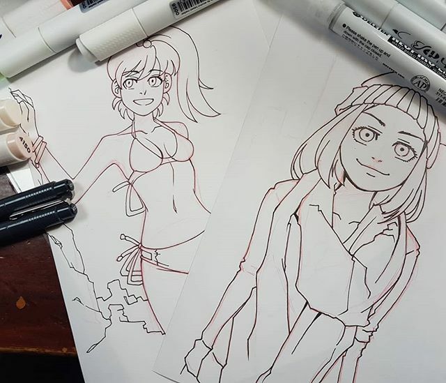 TVHLAND's tweet photo. Contour réalisé  aux #pointliner de @pentel_france. Ces nouveaux liners sont dans notre boutique: https://t.co/H9nCxzJwWC https://t.co/Sa1dmUNvvE https://t.co/oBMygiaRDK