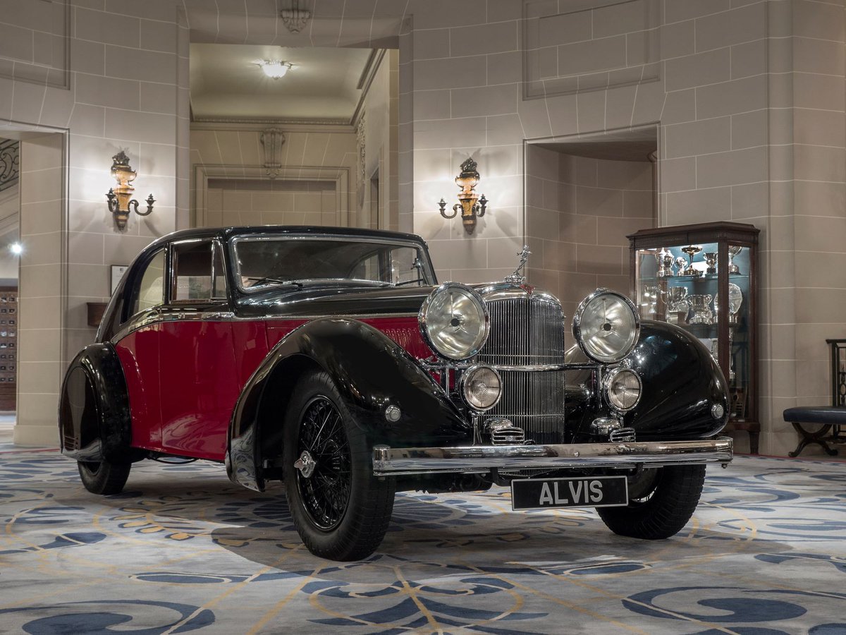 This week, as part of our centenary celebrations, we are very proud to have our 4.3L Bertelli Sports Coupe on display in the Rotunda at the RAC club. 

Picture credit: Martyn Goddard 

<a href="/TheMotoringNews/">Royal Automobile Club Motoring</a> | #Rotunda #RAC #Alvis #Alviscars #Alvis100 #UKmfg #Bertelli #classiccar