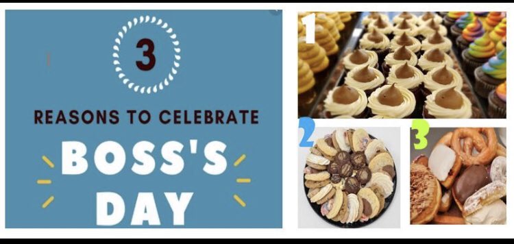 Boss's Day is tomorrow. Pick them up a treat (and some to share. 😜)