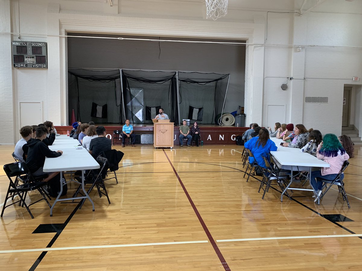 HarwoodKristina's tweet photo. JAG Induction!!  So excited that our students can benefit from this program!! @Eldon_Schools @FirstLadyTeresa https://t.co/VtPoc0UlQy
