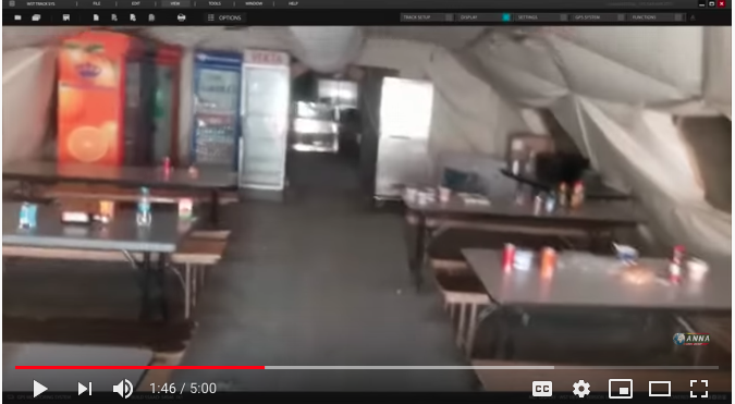 andrewsweiss's tweet photo. Longer, haunting video from gonzo Russian military "journalists" strolling around hastily abandoned US military facility in #Mandij and reveling in the humiliation of US withdrawal from northern Syria https://t.co/jRLhyvLTB6 h/t @INechepurenko https://t.co/4TLuU6lr4l
