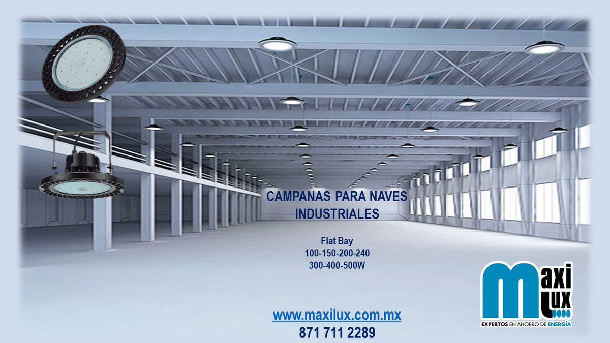 maxi_lux's tweet photo. Ahorra un 90% de energía con iluminación LED en tu nave industrial, ¡¡Contactanos y te realizamos un presupuesto !! https://t.co/nltCOGuYwV