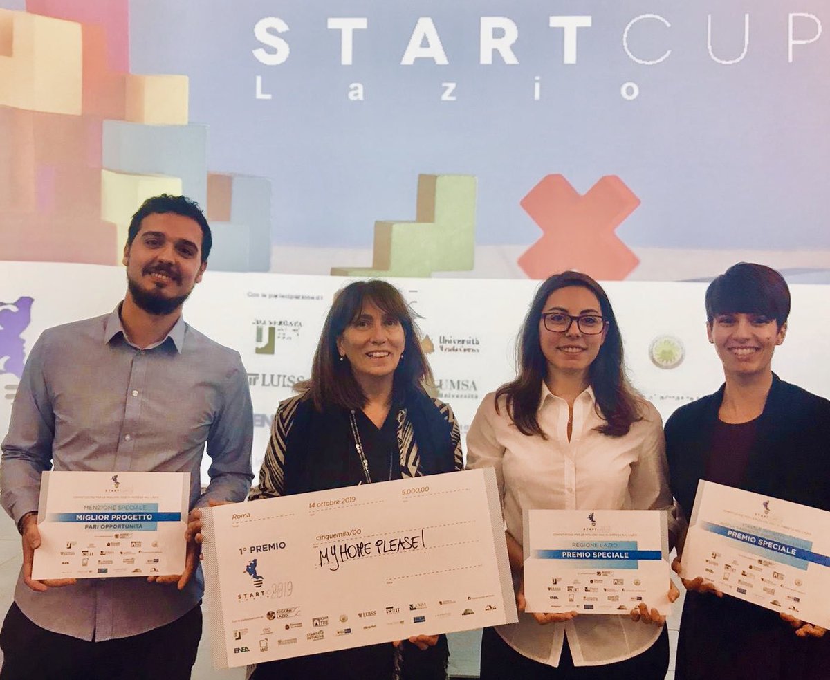 MyHomePlease_'s tweet photo. #PrimoPremio #StartCupLazio 2019 @RegioneLazio @LazioInnova va a #MyHomePlease! Progettare e Costruire Ethic Social @ing_torvergata @unitorvergata https://t.co/v5GytCWD8U #pitch #innovazione #abitare #micro #architettura #housing #homeless #startup https://t.co/Al0c5cfVfu
