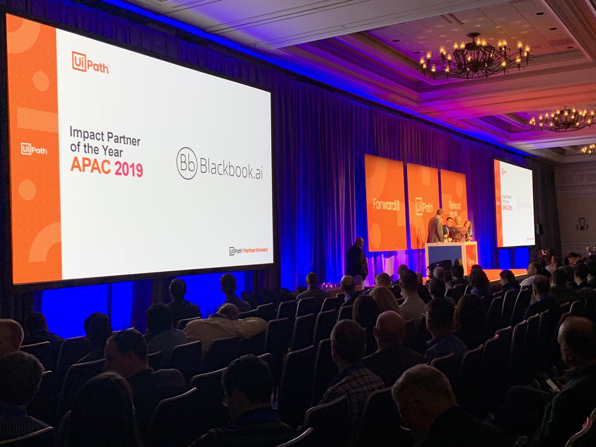 DaneenStorc's tweet photo. Great to see #abbyy valued partner #blackbookai recognized here at #UiPathForward https://t.co/rTPMnfFw7Q