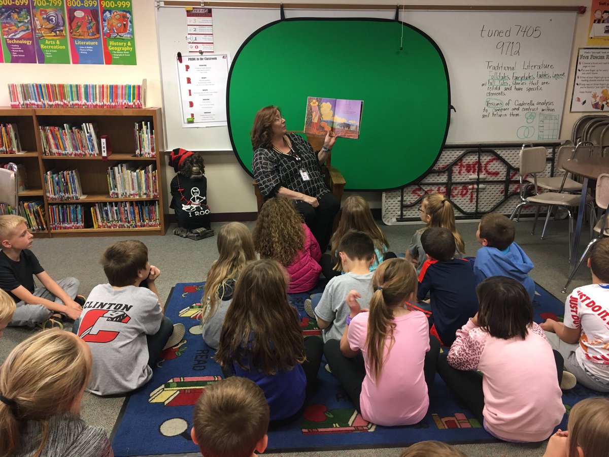 Incredible opportunity to hear traditional literature; Thanks Mrs.  Desmet for bringing the Legend of Sleeping Bear to life as we study genres  and Michigan history 💜