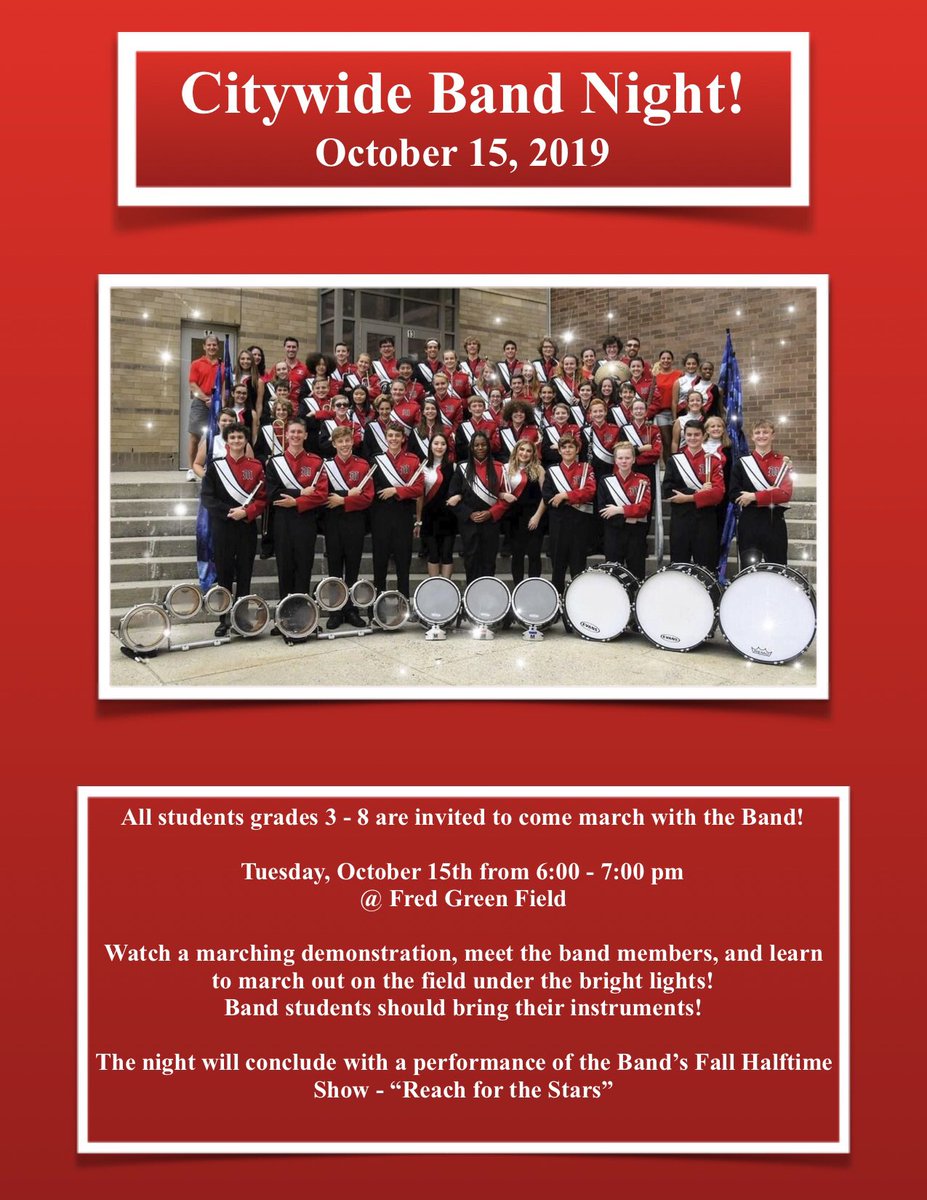 Citywide Band Night tonight at 6pm! See you there! @MelroseCurricul <a href="/MelrosePS/">MelrosePublicSchools</a>