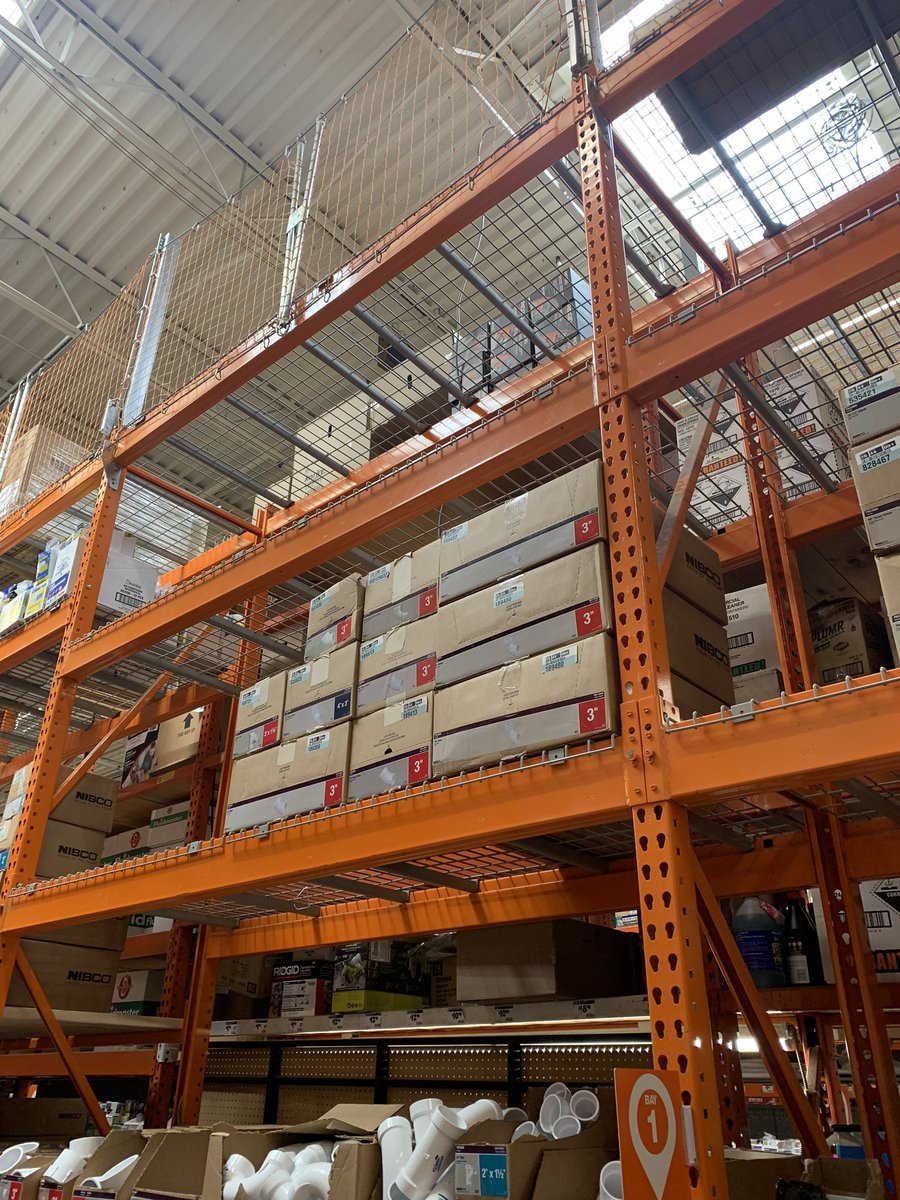 RomeHD's tweet photo. D26 DS Brendon and the #BlitzSquad dumping overheads getting product on the shelf and organized for our customer! #ThatsHowWeRoll #PipeAndFittings #InStock @HDGibby10 @JeffreyDepetris https://t.co/ZxuASgJfkg