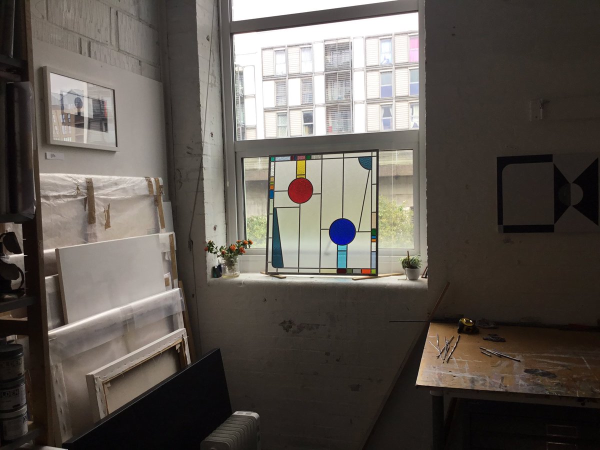 dw_paintings's tweet photo. New stained glass panel completed. #davidwebbpaintings #davidwebb #stainedglass #abstractstainedglass #leadedlight https://t.co/n1ARRWAEIs