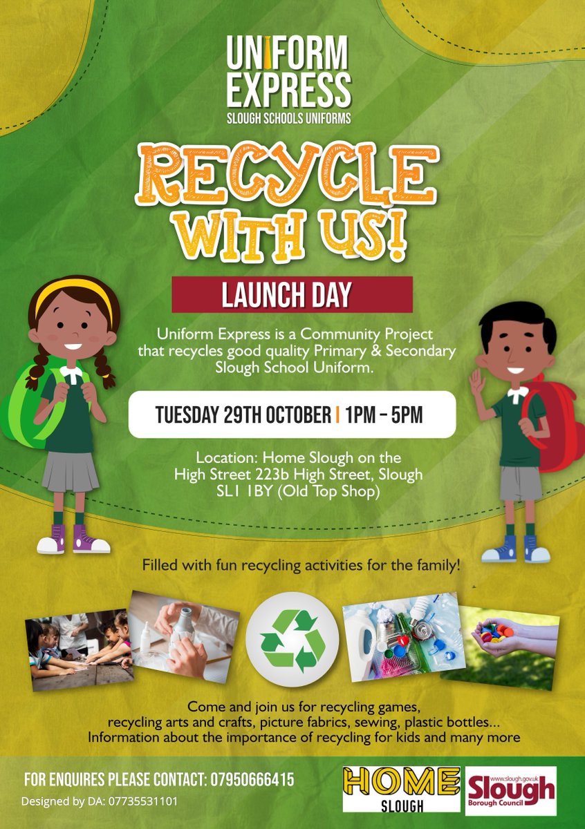 HOMESlough's tweet image. Heads up for Uniform Express launching at HOME on the High Street on Tue 29 Oct. There are many ways of being creative.