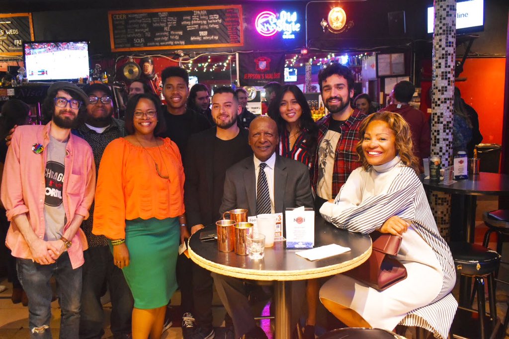 ChicagoNorml's tweet photo. Our 2nd anniversary fundraiser was a huge success. Many thanks to our host @NiseiLounge, our special guest bartenders @RepCelina @HeatherSteans @RepKellyCassidy @BobMorganIL @RepJSlaughter and the Chicago cannabis community. Cheers to another year! #GoNORML https://t.co/57JH3c7hJ4