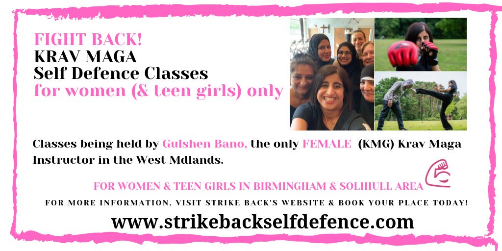 One of my awesome clients Gulshen Bano - the only female (KMG) Krav Maga instructor in the West Midlands has recently launched her own business. If you are a woman or teen in Birmingham or Solihull book your place today #KravMaga #selfdefence #Birmingham #Solihull